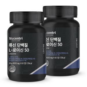 뉴센트리 류신 단백질 타블렛 BCAA 노인 루신 뉴신 60정 2박스