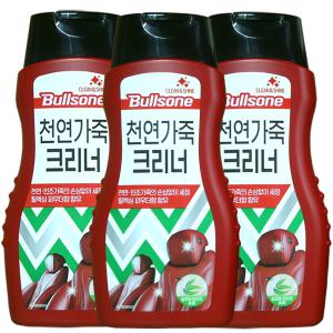 불스원 천연가죽 크리너 차량 시트 세정제 300ml 3개