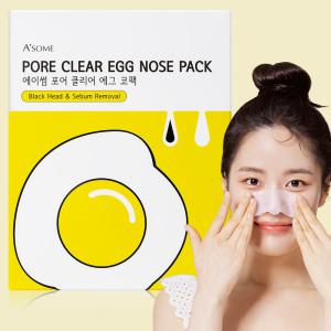 에이썸 블랙헤드 클리어 에그 코팩 세트(30매+세럼15ml) 피지 모공