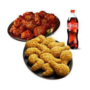 [BBQ] 황금올리브치킨(콤보)+BBQ 양념치킨+콜라1.25L