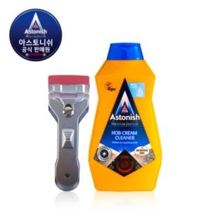 아스토니쉬 인덕션 크리너 세정제 기름때 하이라이트 청소 500ml (클리퍼포함)