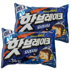 오리온 미니핫브레이크 오리지널 455g X 2개