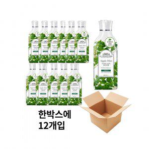 르샤트라 실내건조 섬유유연제 사과민트 1L 용기 12입