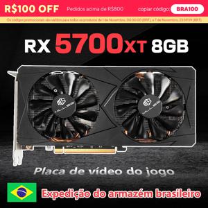 MLLSE AMD RX 5700 XT 비디오 그래픽 카드, GPU GDDR6 256 비트 7nm 게임 비디오 카드, rtx 5700 xt 8GB 지지대 데스크탑 CPU