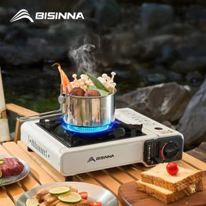 BISINNA 피크닉 스토브, 휴대용 캠핑 스토브, 가정용 화구 굽기 안전의 3 레이어