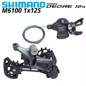 SHIMANO DEORE M6100 12 s 그룹 세트, SL M6100 시프트 레버, RD M6100 SGS 후방 탈류기, 12 단 속도, 12V 시프트 스위치, 베이직 M7100 M8100