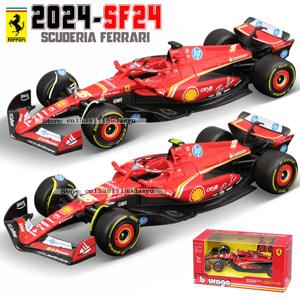 Bburago 1:43 F1 2024 페라리 SF24 #16 lecler #55 sainz jr Legierung 자동차 드룩거스 모델, spielzeug samlung merste reihenfolge