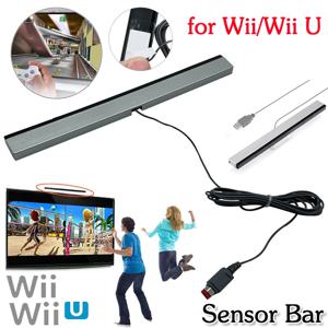 닌텐도 Wii/Wii U 콘솔용 센서 바, USB 교체 적외선 TV 레이, 유선 원격 센서 바 리시버, 인덕터 게임 액세서리