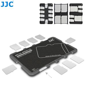 JJC 얇은 마이크로 SD 카드홀더 SD 카드 케이스 지갑, SD 마이크로 SD TF 카드용 신용 카드 크기, 하드 쉘 카메라 사진 액세서리