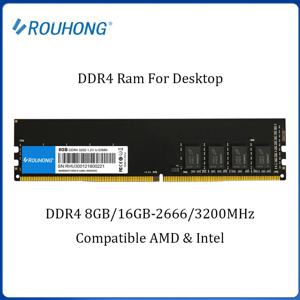 메모리 램 DDR4 RAM 8GB 16GB 32GB 스틱 2400 2666, 3200MHz 288 핀, PC4 데스크탑 범용 메모리 17000, 19200 2666