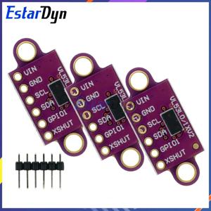 Estardyn ToF 레이저 거리 센서 브레이크아웃, VL53L0X, 940nm GY-VL53L0XV2 레이저 거리 모듈, I2C IIC, 25mm x 10.7mm