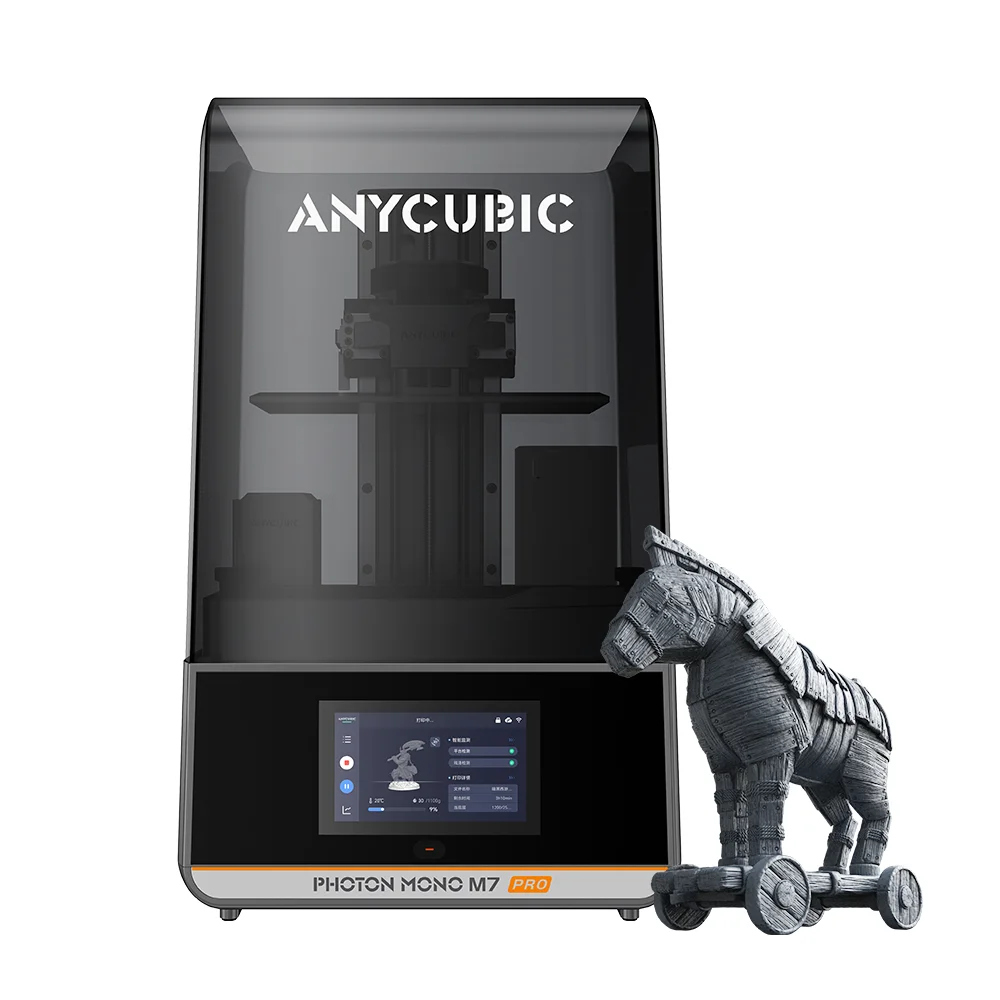 ANYCUBIC Photon Mono M7 Pro UV 송진 3D 프린터, 자동 송진 리필, 고속 인쇄, 10 인치, 14K LCD