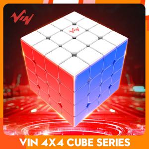 CubeFun 정품 MGC 디자이너 Imp 디자인 레이스 큐브, UV 마그네틱 코어 드릴 페이스, 4 차 큐브, 4x4x4