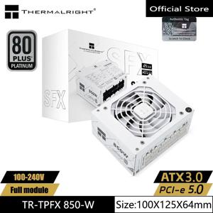 써멀라이트 TR-TPFX850-W 화이트 섀시 전원 공급 장치, SFX 플래티노, ATX3.0, pcie5.0 지원, 750, 850W