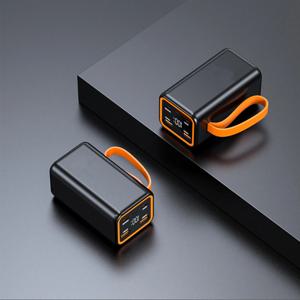 듀얼 USB C 타입 보조배터리 쉘, 5V DIY 쉘, 4 슬롯 21700 거치대 케이스, 분리형 배터리 충전 보관함, 배터리 없음