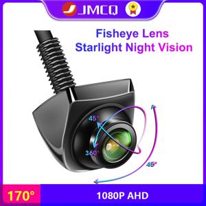 JMCQ 차량용 AHD 후진 카메라, 어안 렌즈, 스타라이트 나이트 비전, 범용 차량 후방 카메라, 170 ° 1920x1080P