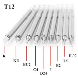 T12 납땜 인두 팁 T12 시리즈 인두 팁, Hakko FX951 STC 및 STM32 OLED 납땜 스테이션, 전기 납땜 인두