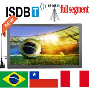 충전식 휴대용 미니 디지털 TV, 지지대 DVB-T2, ISDBT, ATSC, Hevc H265, 10 비트 코드, 자동차 주방 TV, LEADSTAR D16, 15.4 인치