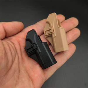 1:3 Glock G17 금속 총 키체인 홀스터, 플라스틱 퀵 풀 보호 케이스