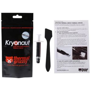 Thermal Grizzly Kryonaut 1g CPU 프로세서 히트 싱크 팬 컴파운드 쿨링, 열 페이스트 쿨러 열 그리스