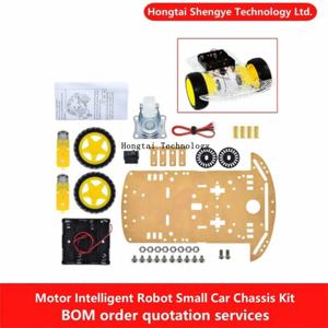 아두이노 데브 보드용 모터 지능형 로봇 소형 자동차 섀시 키트, 스피드 인코더 배터리 박스, 2WD, 신제품