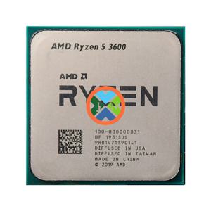 AMD Ryzen 5 3600 R5 3600 3.6 GHz 6 코어 12 스레드 CPU 프로세서, 7NM 65W L3 = 32M 100 000000031 소켓 AM4