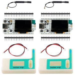 아두이노 IOT 스마트 홈용 개발 보드, OLED 디스플레이 BT + 와이파이 로라 키트, ESP32 LoRa V3, 868MHz-915MHz, SX1262, 0.96 인치, 2 세트