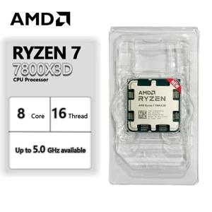 AMD Ryzen 7 7800X3D, R7 7800X3D CPU 소켓, AM5, 신제품, 쿨러 없음