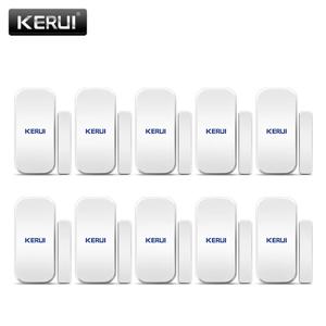 KERUI D025 433MHz 무선 창문 자석 감지기 G18 W18 홈 보안 경보 시스템 도난 방지