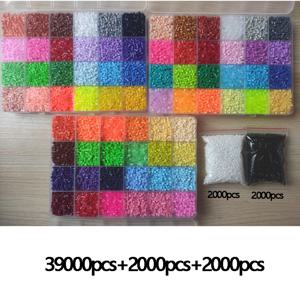 크리 에이 티브 Perler 비즈 24/72 색상 Perler 장난감 키트 2.6mm 하마 비즈 3D 퍼즐 DIY 장난감 키즈 크리 에이 티브 수제 공예 장난감 선물