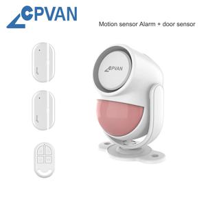 CPVAN 홈 보안 경보 시스템용 적외선 동작 감지기, 도난 경보 센서, 433MHz 무선 PIR 센서, 125db 사운드, 신제품