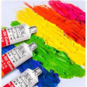 Winsor & Newton 유화 안료 튜브, 아크릴 페인트, 아티스트 드로잉 그래피티 구아슈 원단 유리, 오일 워터 컬러 페인트, 45ml