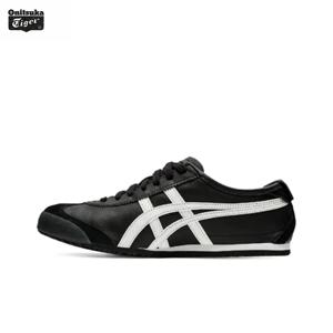 Asics Onitsuka Tiger MEXICO 66 남녀공용 러닝화, 경량 운동화, 화이트 및 블랙