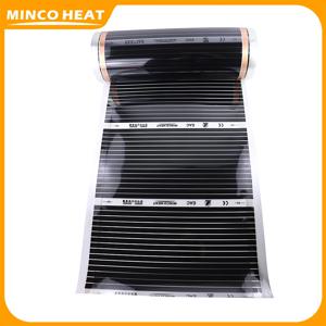 Minco 적외선 에너지 절약 바닥 난방 필름, 200 ~ 240V, 50Hz, 60Hz, 220w/㎡, 220V, 50 cm, 100cm 폭, 0.25 ~ 0.5 평방 미터