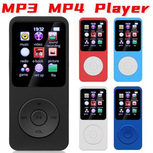 휴대용 MP3 음악 플레이어, 미니 워크맨 MP3 플레이어, 블루투스 5.0, 1.8 인치 컬러 스크린, 전자 책, FM 라디오, 녹음 기능