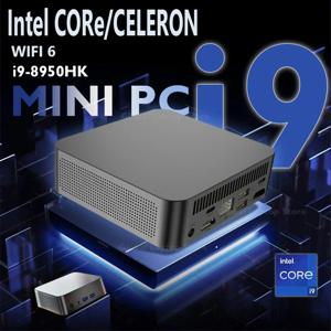 미니 PC 인텔 코어 i9 8950HK, 윈도우 11, 16GB DDR4, 512GB, 1TB SSD, i9 PC 게이머 컴퓨터, 듀얼 와이파이 6, BT5.2, 4K HD 게이밍 PC 데스크탑