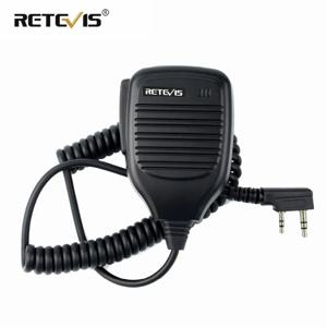 Retevis 핸드헬드 스피커 마이크 PTT 마이크 접선 액세서리, 켄우드 바오펑 UV 5R Quansheng UV K5 워키토키 H777