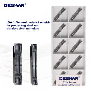 DESKAR-100% 오리지널 MGMN150 200 250 300 400 500-G -M -DR LDA 고품질 CNC 선반 커터, 초경 절삭 날 절삭 공구