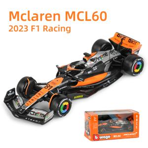 Bburago 1:43 2023 맥라렌 MCL60 F1 포뮬러 카 다이 캐스트 차량, 소장용 모델 레이싱 장난감