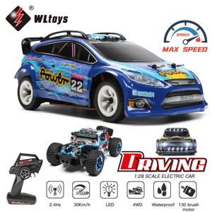 WLtoys 1:28 284010 284161 2.4G 레이싱 미니 RC카, 30 km/h 4WD 전기 고속 원격 제어 드리프트 장난감, 어린이 선물