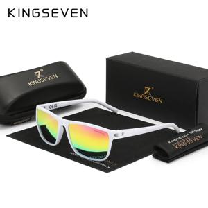 KINGSEVEN 클래식 사각 프레임 편광 선글라스, 운전용 선글라스, 남성용 야외 여행 755, 신제품