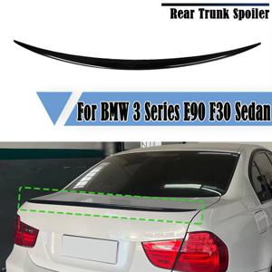 BMW 3 시리즈 E90 F30 4 문짝 세단용 리어 스포일러 립, 광택 블랙 레이싱 트렁크, 윙 리드 스포일러 트림, 120cm