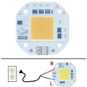 RnnTuu LED 칩, COB 칩, 드라이버 필요 없음, 투광 조명용 LED 램프 비즈, 스포트라이트 램프, DIY 조명, 110V, 220V, 50W, 70W, 100W