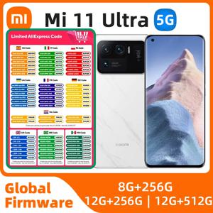 샤오미 11 울트라 5G 글로벌 버전 512G 스냅드래곤 888 6.81 인치, 50MP 120x 줌, 모든 색상 좋은 상태, 정품 중고 휴대폰