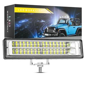 포드 도요타 SUV 4WD LED 빔용 작업등 바, 28LED 84W, 9-80V 플러드 램프, 운전 안개 오프로드 LED 작업등, 신제품