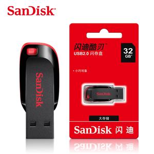 SanDisk USB 플래시 드라이브 펜 드라이브 U 디스크 미니 플래시 드라이브, 크루저 블레이드 100%, CZ50, USB2.0, 32GB, 16GB, 64GB