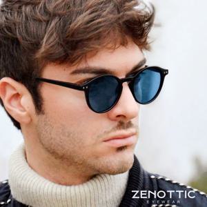 ZENOTTIC 남녀공용 레트로 원형 편광 선글라스, 빈티지 소형 원형 선글라스, UV400 고글 쉐이드, S 사이즈, 2024