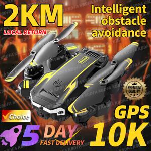 KBDFA G6 전문 접이식 쿼드콥터 항공 드론, S6 HD 카메라, GPS, RC 헬리콥터, FPV, 와이파이, 장애물 회피 장난감 선물, 신제품