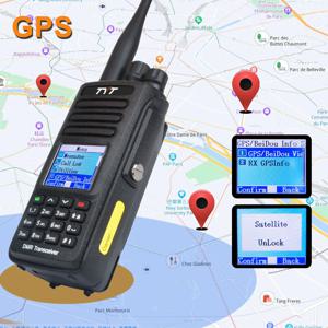 TYT MD-UV390 GPS IP67 방수 레코드 VHF UHF 듀얼 밴드 AES256 암호화 DMR 워키토키, USB-C 2800mAh 배터리 포함, 10W