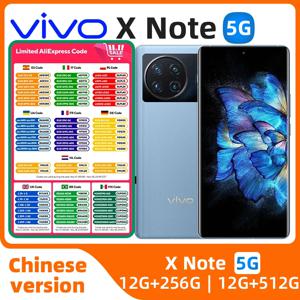 VIVO X 노트 5G 스마트폰, 스냅드래곤 8 Gen1 NFC, 7 인치 AMOLED, 5000Mah, 50MP, 5X, 80W, 슈퍼 50W 무선 충전, 오리지널 중고폰